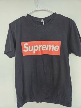 Supreme Box Logo Black T-Shirt Small Graphic Tee Streetwear S